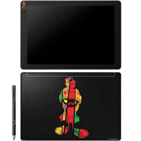 Looney Tunes Marvin the Martian Sliced Galaxy Book 12in Skin